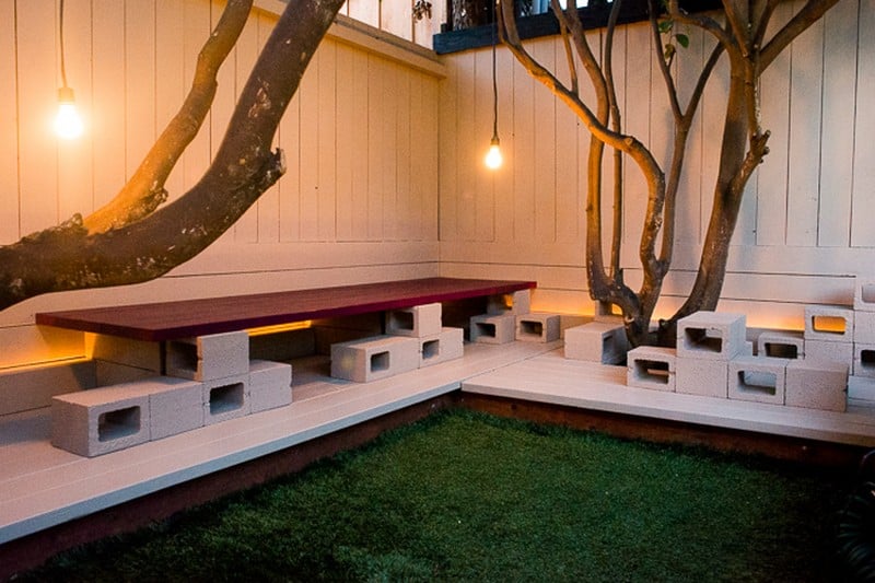 25 Creativas ideas para adornar tu casa con bloques de cemento