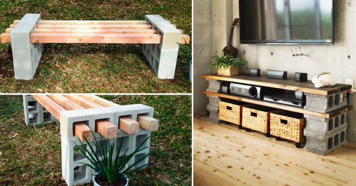 Creativas ideas para adornar tu casa con bloques de cemento