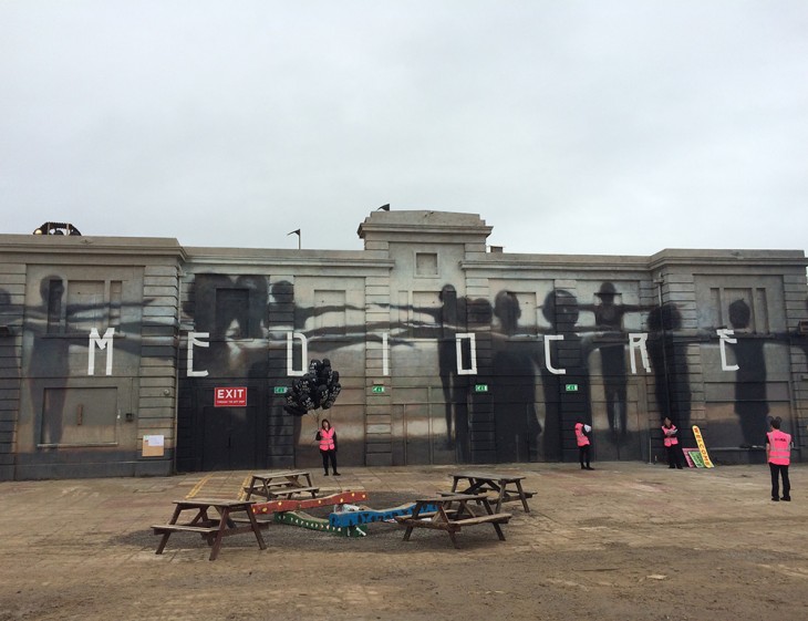 parte del parque de Dismaland 