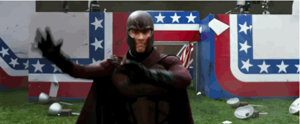 Gif de una escena de la película X men: días del futuro pasado 