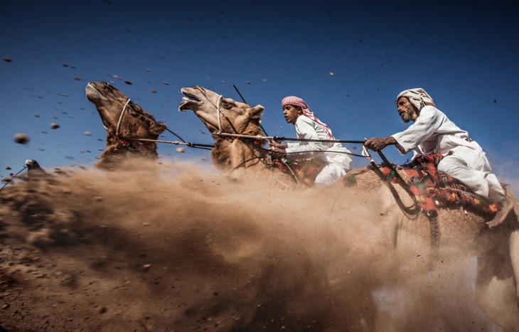 Fotografía Camel Ardah ganadora del tercer lugar en National Geographic 