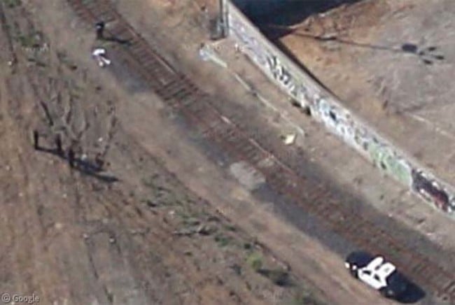 Escena de un asesinato capturada por Google Street View 