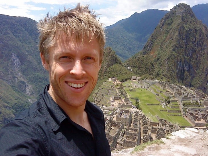 Gunnar Garfors en el Machú Pichu 