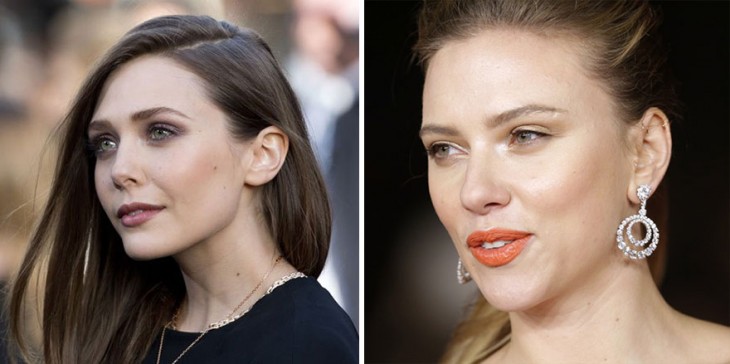 Elizabeth Olsen y Scarlett Johanson 