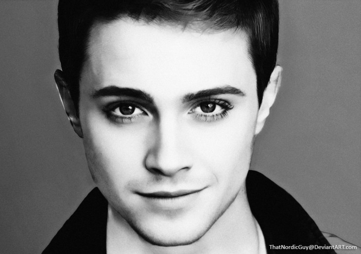 Combinación de las caras de Daniel Radcliffe, Emma Watson y Rupert Grint