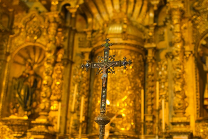 ALTAR DE ORO A SAN JOSE EN PANAMA