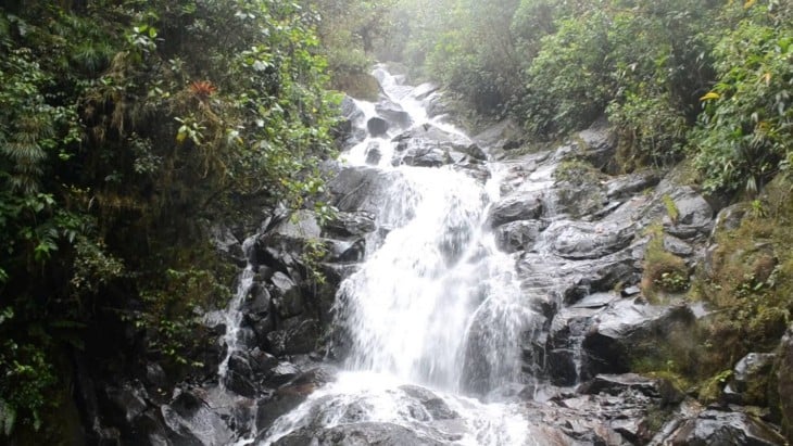 CASCADA EN PARQUE DE LA AMISTAD PANAMA