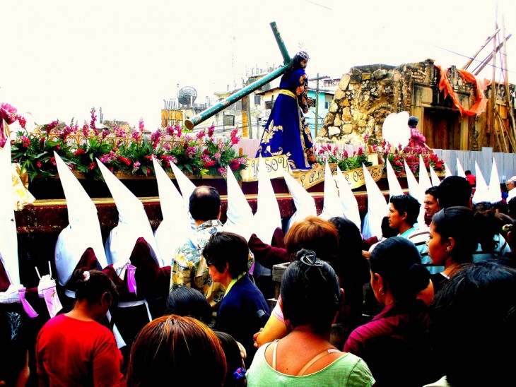 Procession en Comayagua, Honduras 