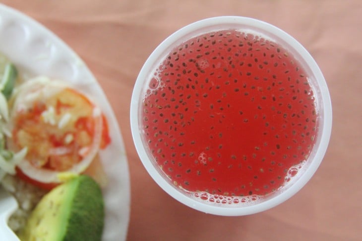 Chía con Tamarindo una de las bebidas típicas de Nicaragua