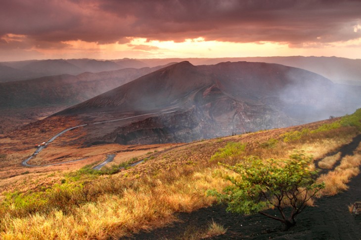 Volcán Masaya en Nicaragua