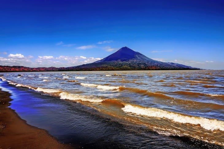 Lago Managua en León, Nicaragua