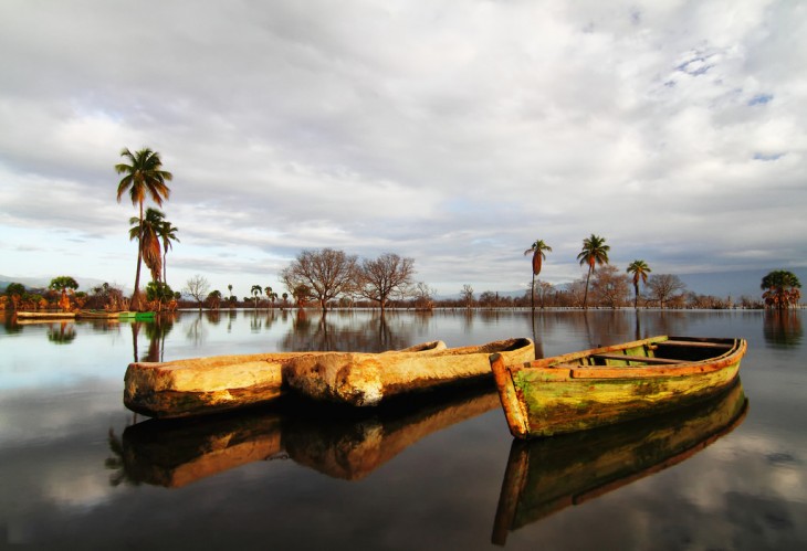 Lago Enriquillo en la República Dominicana 