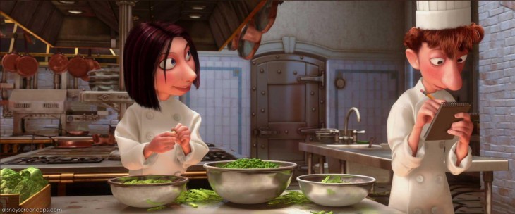 Escena de la película Ratatouille 