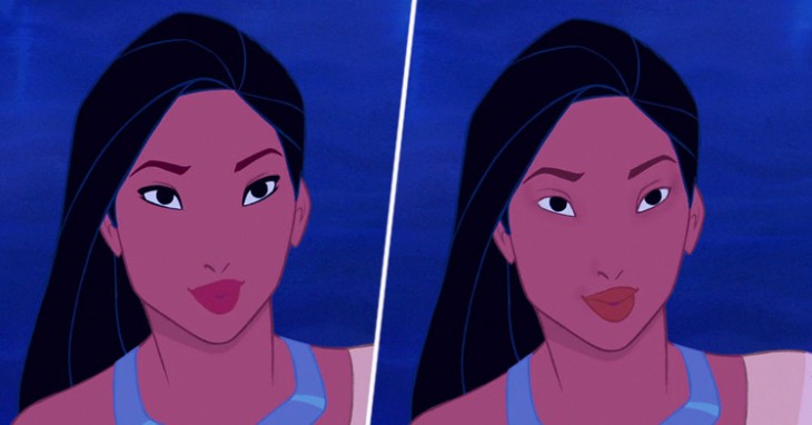 POCAHONTAS SIN MAQUILLAJE