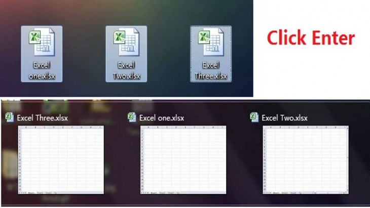 como abrir varios archivos de excel al mismo tiempo