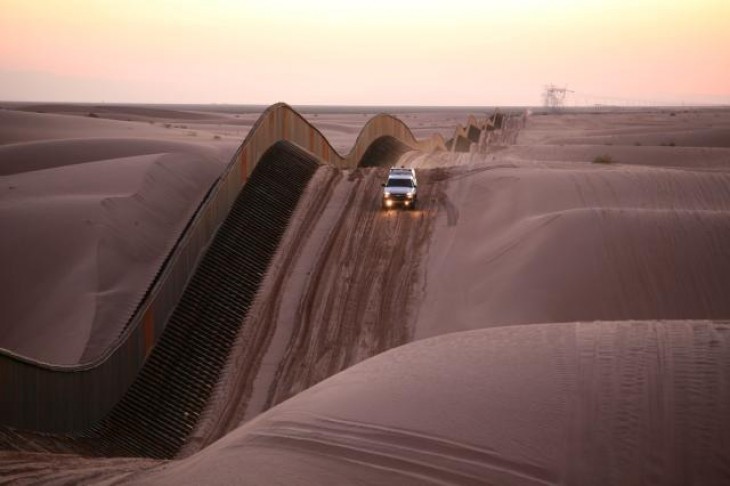 Dunas en la frontera de arizona baja california