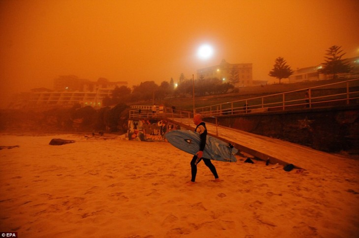 tormenta de arena, australia