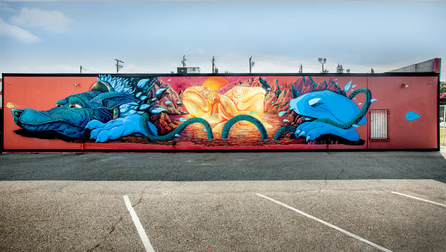 Graffiti en una pared de San José, California 