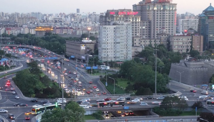 VISTA DE LOS EDIFICIOS DE LOS CHINOS SIN CONAMINACIÓN