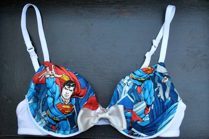 Brasier con el diseño de Superman 