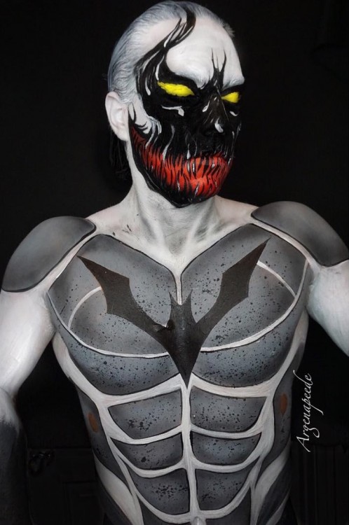 Batman Venom Híbrido maquillaje por Argenis Pinal 