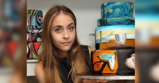 María A. Aristidou Recrea las mas famosas obras en deliciosos pasteles