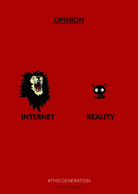 opinión acerca del internet en una momento de la teconología