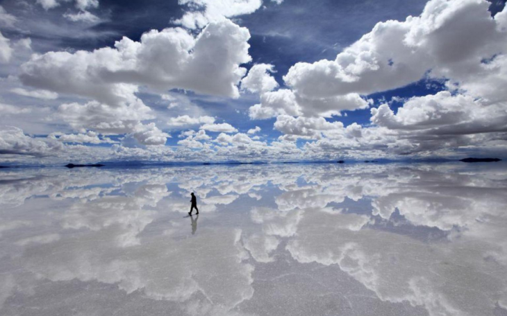 Salar de Uyuni en Bolivia 