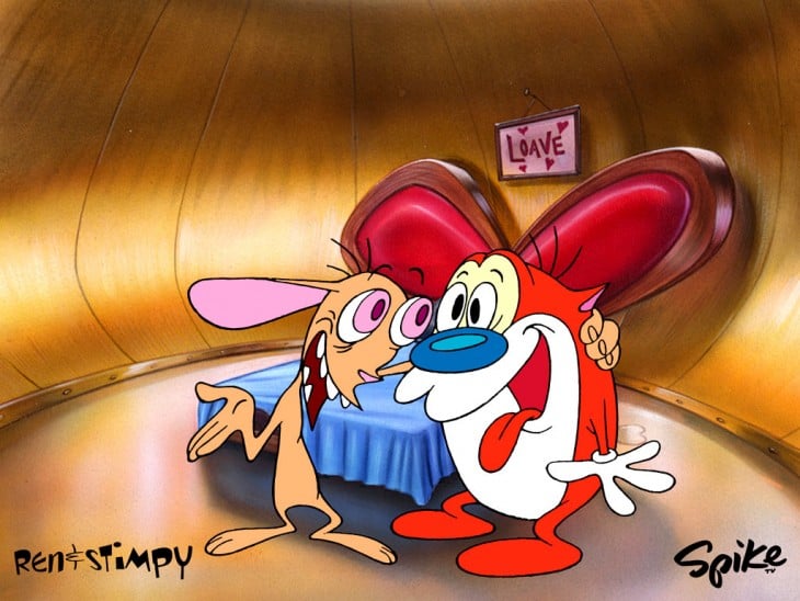 Ren & Stimpy caricaturas de los 90 en Nickelodeon 