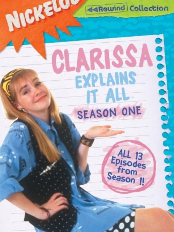 Poster de la serie de Clarissa lo sabe todo en Nickelodeon 