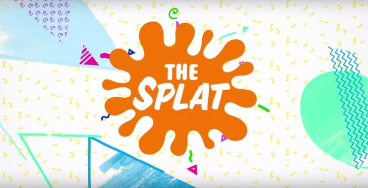 Logotipo de "The Splat" el nuevo canal de Nickelodeon 