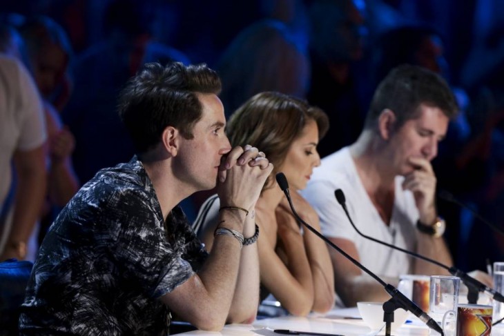 Fotografía de los jueces del concurso Factor X 