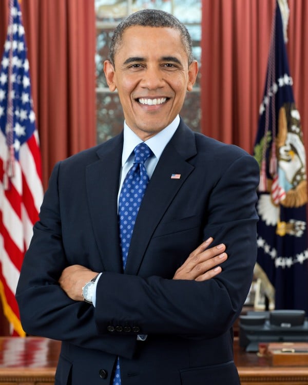 Fotografía de Barack Obama, el presidente de los Estados Unidos de América