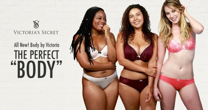 Tres chicas recrean la publicidad de Victroria Secret de cuerpo perfecto 