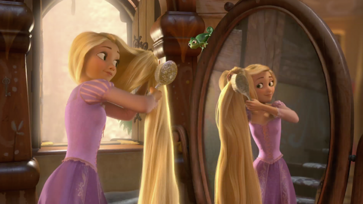 Rapunzel de la película enredados