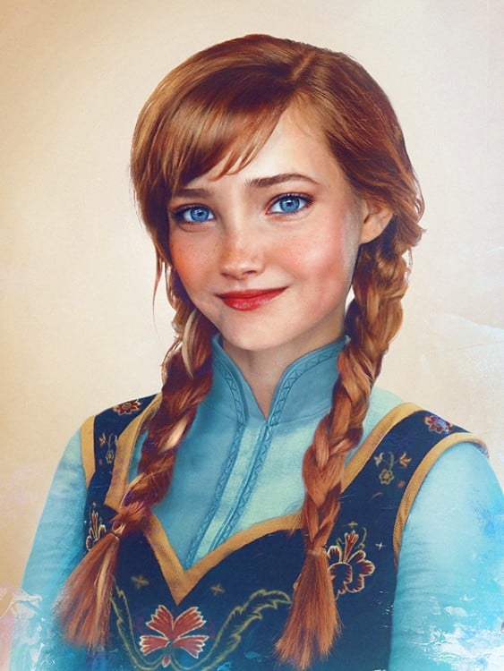 Anna de Frozen real 