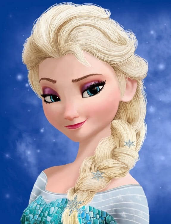 Princesa Elsa de la película Frozen 