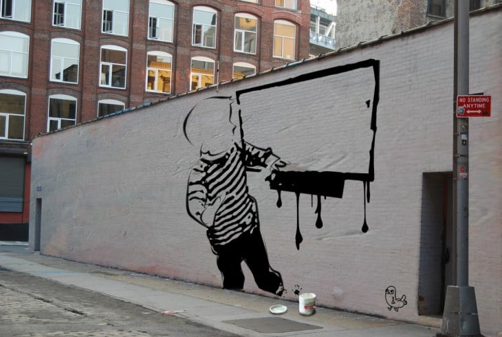 el niño reddit en un graffiti urbano