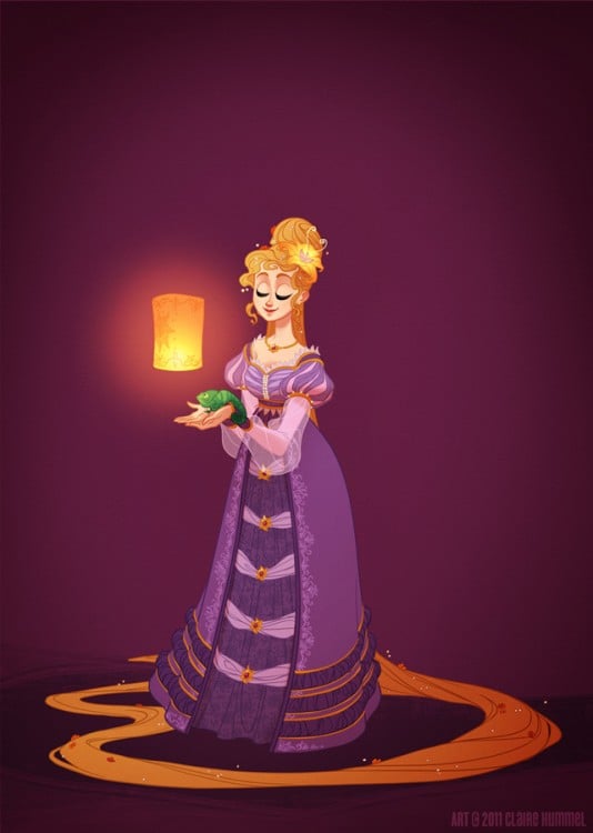 Rapunzel: 1820 según artista