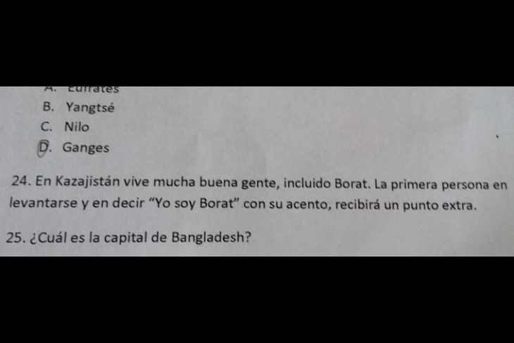 preguntas con respuestas faciles en un examen