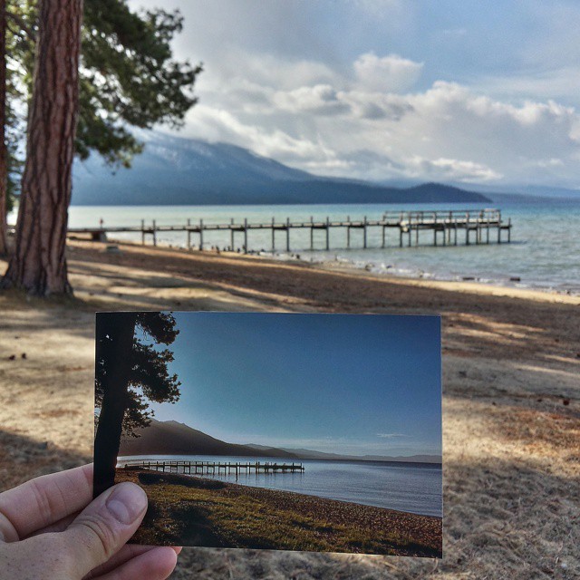 Valhalla Pier in South Lake Tahoe, California | June 1981 & May 2015
