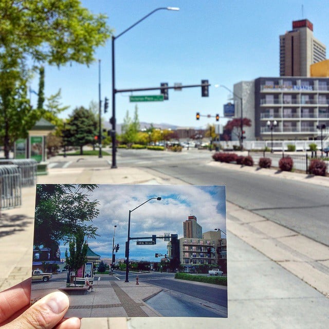 Victorian Plaza in Sparks, Nevada | June 1997 & May 2015