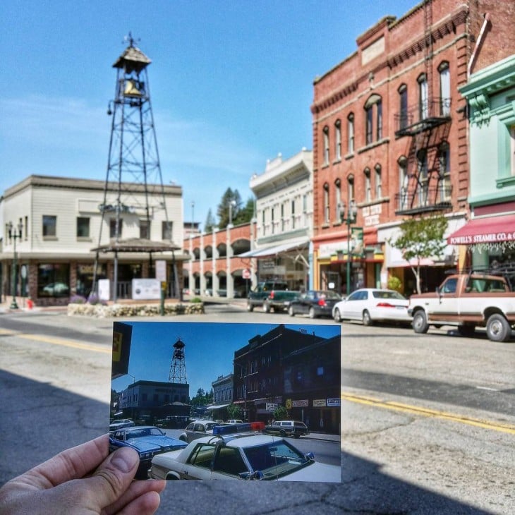 Main Street in Placerville, California | June 1981 & May 2015