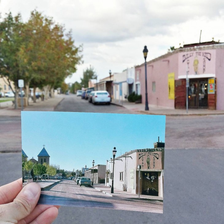 Billy the Kid Gift Shop in Mesilla, New Mexico | April 1979 & October 2014