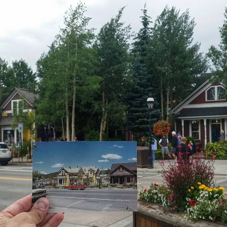 Main Street in Breckenridge, Colorado | June 1981 & July 2015