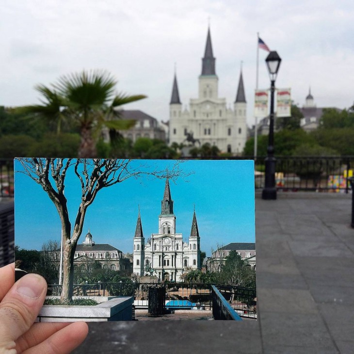 St. Louis Cathedral in New Orleans, Louisiana | February 1978 & April 2014