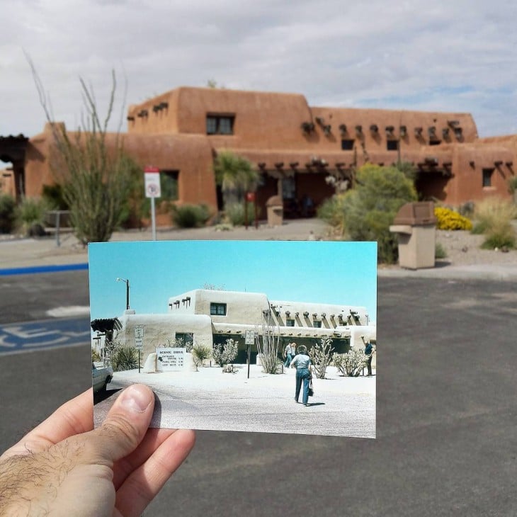 White Sands Visitor Center, New Mexico | April 1979 & October 2014