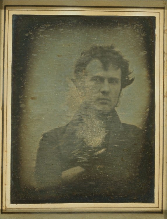 robert cornelius en la primera selfie de la historia