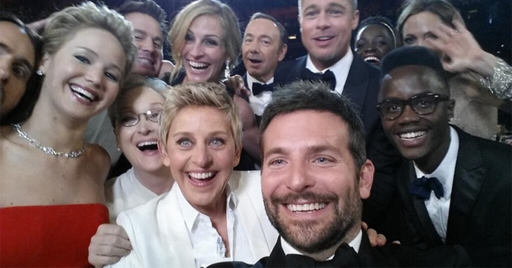 selfie grupal de la DeGeneres