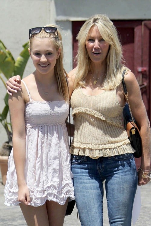  Heather Locklear y Ava 2015